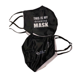Themed Adult Face Mask with Straw Hole