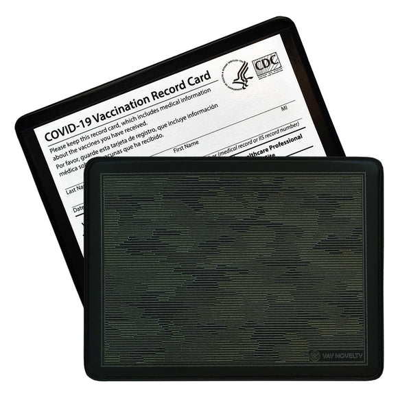 Vaccination Card Holder / Protector - Camouflage