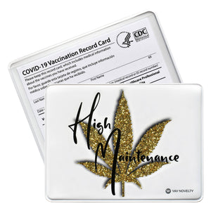 Vaccination Card Holder / Protector - High Maintenance